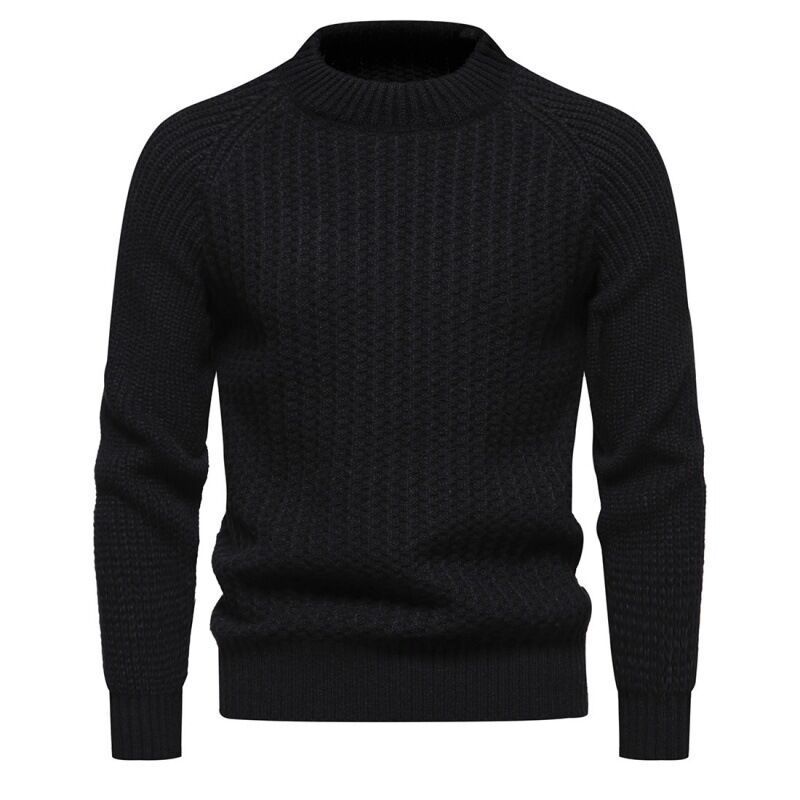 European Size Pure Color All-matching Youth Sweater Top