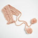 Lace-up Knitted Earmuffs Scarf Ear Protectors