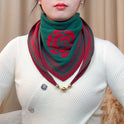 Knitted Wool Scarf Korean Version Versatile