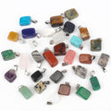 5 Multi-Color Irregular Stone Pendant Accessories