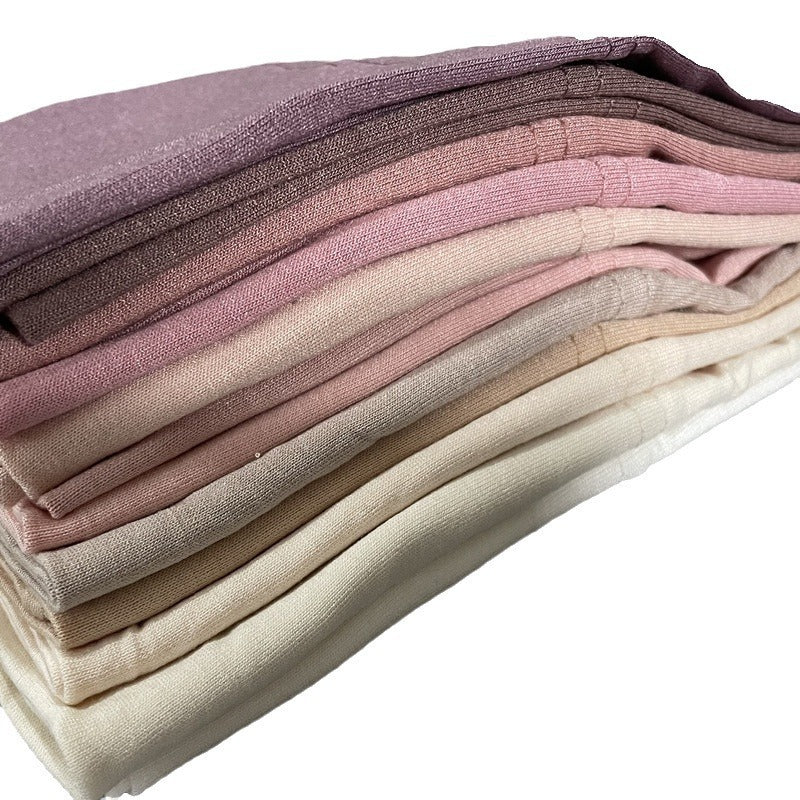 Modal Mercerized Cotton Multicolor Bottoming Hood Jersey Stretch Pile Cap