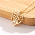 Simple Cold Style MOM Pendant Mother's Day MAMA Necklace