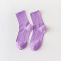 Candy Color Long Tube Cute Student Socks Casual