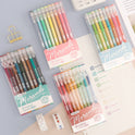 Retro Hand Account Set Student Notes Cute Girl Japanese Color Gel Pen