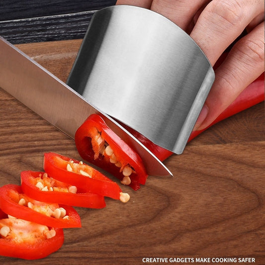 Stainless Steel Finger Guard Multi-purpose Vegetable Cutter To Prevent Cutting Hands