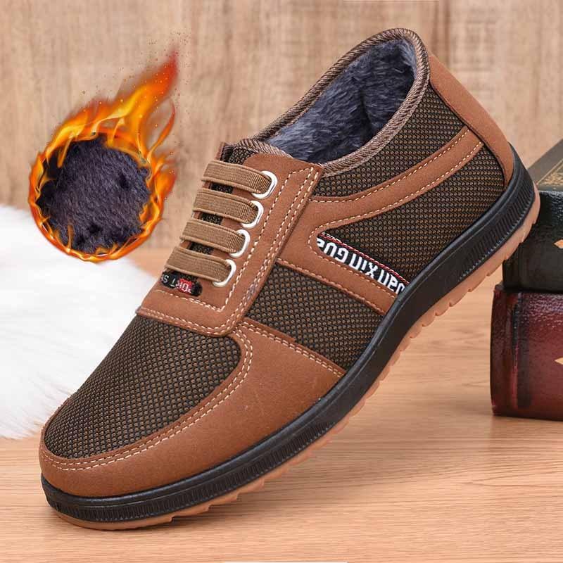 Men's Casual Thickened And Velvet Snow Boots