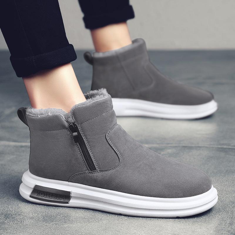 Solid Color Pig Bar Leather Casual Men's Shoes