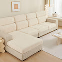 Plain Elastic Non-slip Sofa Seat Cover Three-dimensional Jacquard Velvet Elastic Mix-and-match Combination Sofa