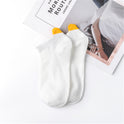 Women's Socks Springsummer Solid Color Korean Style Three-dimensional