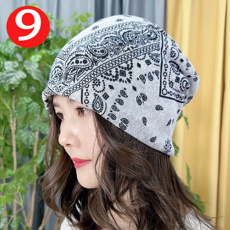 Cold-proof Twisted Hat Riding Fashion Scarf And Hat