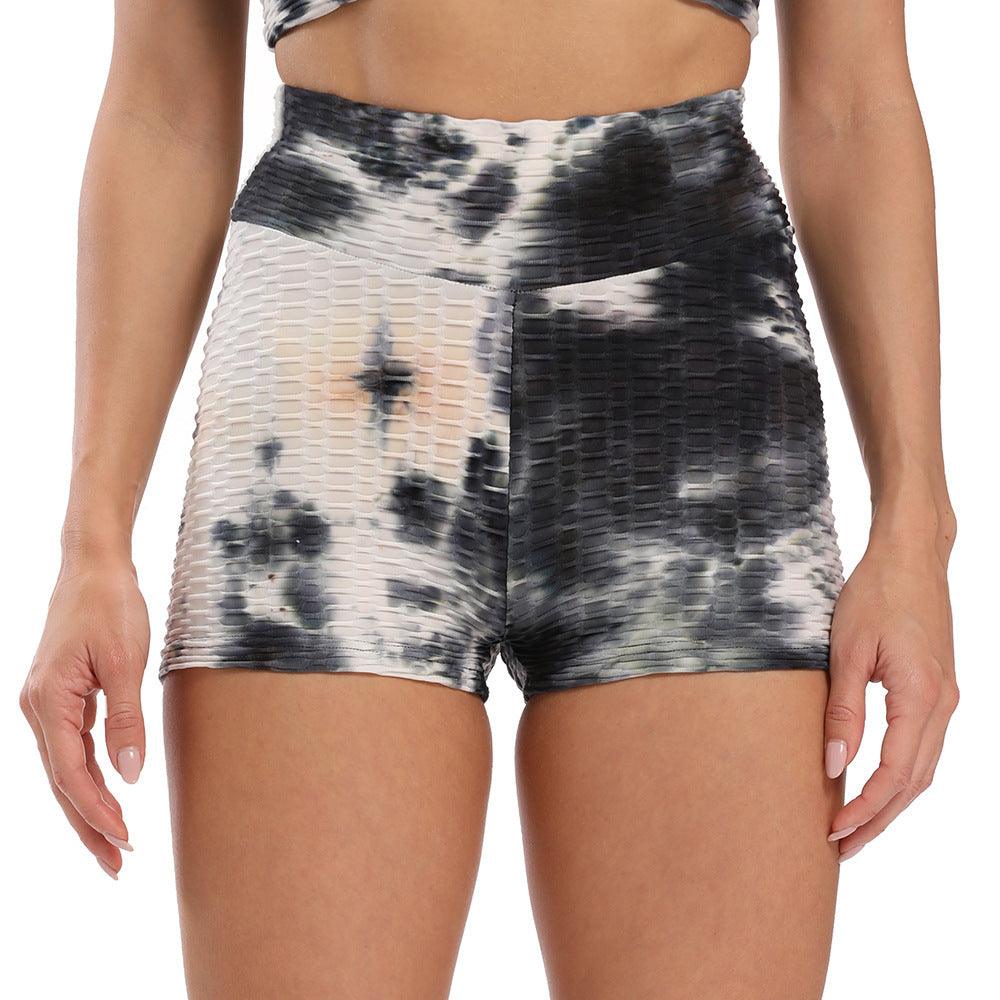 Women's Fashion Jacquard Tie-dye High-waisted Sports Yoga Pants