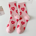 New Heart Strawberry Sweet Love Girl Socks