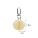 Garlic Door Word Buckle Key Chain Simulation