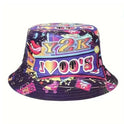 Versatile Geometric Graffiti Retro Fisherman Hat