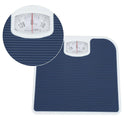 Bathroom Scales Weighing Scale Body Accurate Mechanical Dial White Blue 130kg