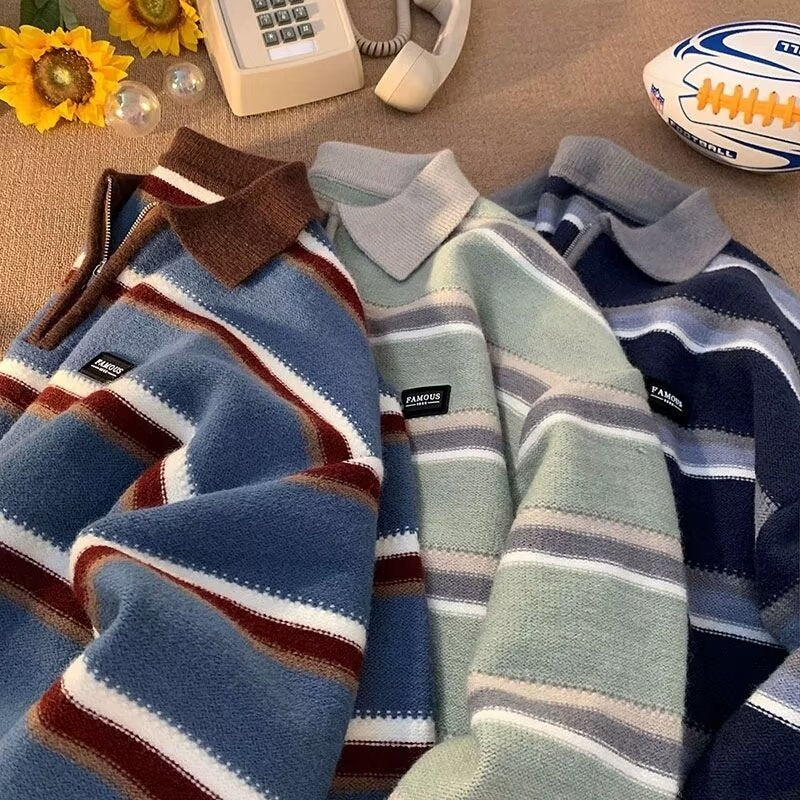 Men's Autumn And Winter Idle Style Youth Niche Couple Knitted Top