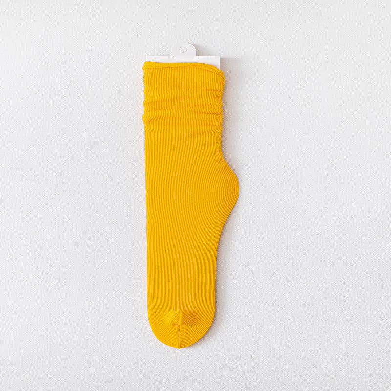 Women's Spring And Summer Thin Candy Color Socks