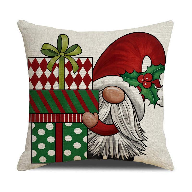 Christmas Pillow Red Combination Throw Pillowcase