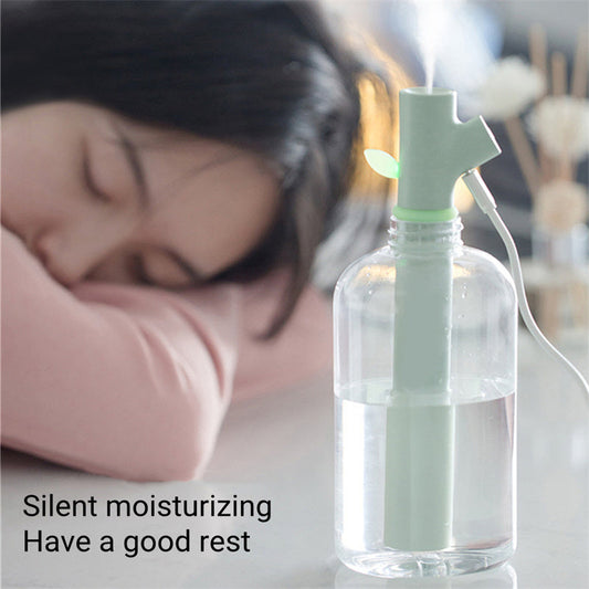 Mini Portable USB Air Humidifier Water Bottle Branch Ultrasonic Cool Mist Maker Fogger Humidificador Diffuser For Home Office