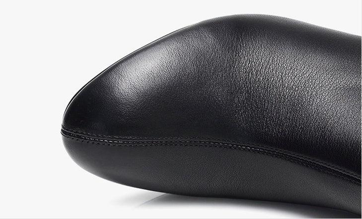 Good With Thick Heel Round Toe Martin Boots Women's Mid-heel Short Tube