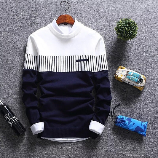 Men's Crew Neck Sweater Pullover Sweater