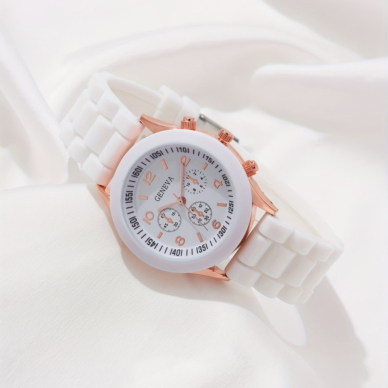 Simple Classic Imitation Leather Strap Watch Women's Suit