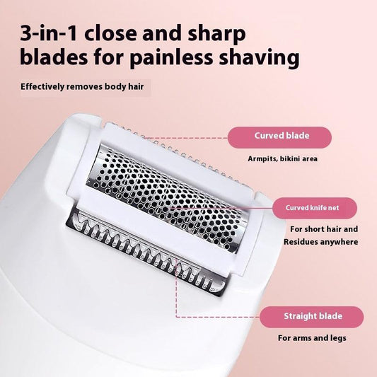 New Five-in-one Multi-functional Electric Shaver Smart Digital Display Screen Home