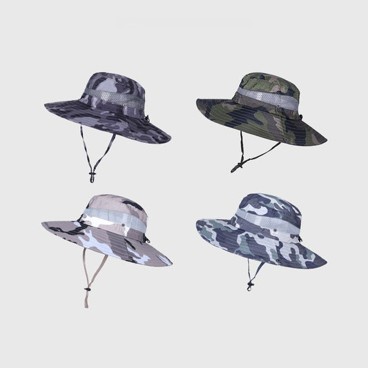 Outdoor Casual Mesh Breathable Bucket Hat