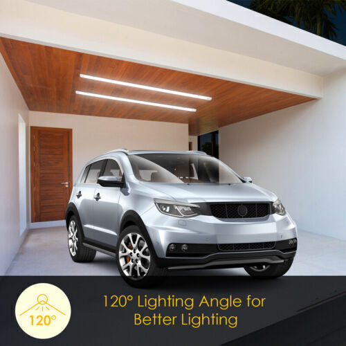 4FT LED Ceiling Lamp Office Strip Lights Shop Garage Batten Tube Light 4000K