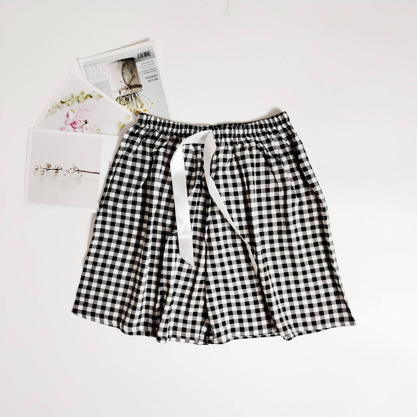 Women's Cotton Silk Shorts Plus Size Homewear Beach Pants