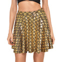 Shiny Multicolor Multi-Sized Fish Scale Skirt