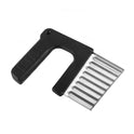 Stainless Steel Handheld Potato Cutter Cutter Wave French Fries Cutting Multifunctional