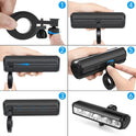 Bicycle Bike LED Front Light 4000mAh Headlight Lamp USB Rechargeable Flashlight