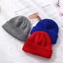 Autumn And Winter Warm Landlord Hat Melon Skin Women Retro Knitted Hat