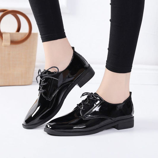 Women's All-match Flat Low Heel Vintage Leather Shoes