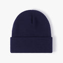 Autumn And Winter Light Board Warm Thickened Double-layer Simplicity Women's Knitted Hat