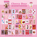 Stickers American Retro Journal Decoration Material Stickers Cartoon Mini Sticker Book