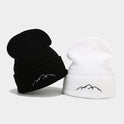 Peak Embroidery Sleeve Cap Trendy Outdoor Fashion Personalized Warm Keeping Beanie Hat