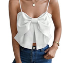 Camisole Belly-covering Bow Women's Top