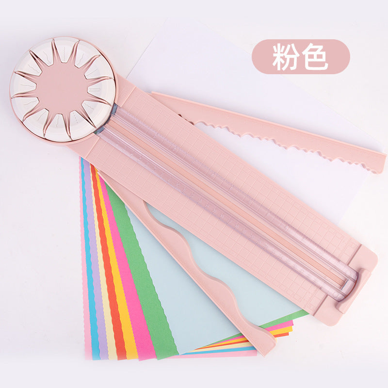 Multifunctional 12-in-1 Paper Cutter Dotted Plastic Paper Cutting Machine