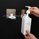 Shower Gel Bottle Holder Self Adhesive Wall Mounted Waterproof PP Soap Liquid Hook for Wall Kitchen Bathroom Toilet