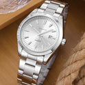 Classic Watch Waterproof Steel Belt Calendar