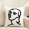 Towel Embroidery Light Luxury Living Room Sofa Pillowcase