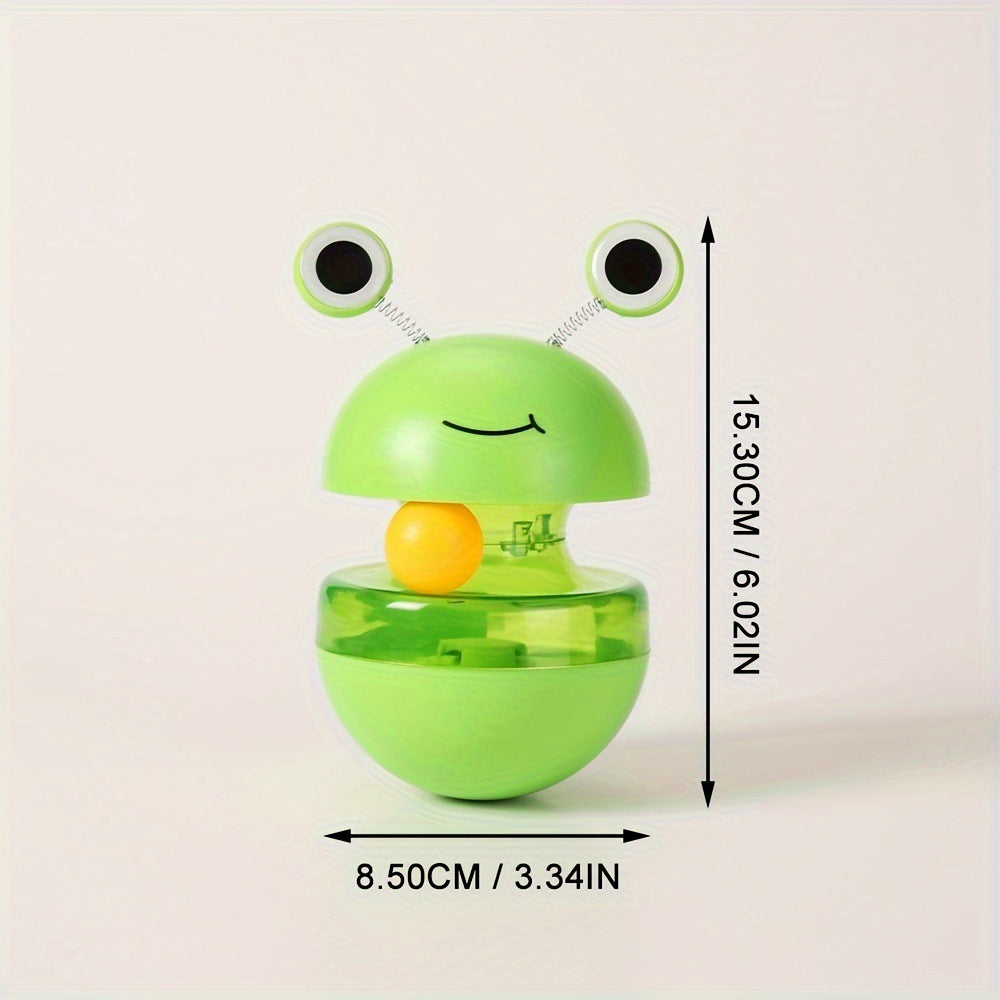 Pets Cat Toy Frog Tumbler Food Dropping Ball Pet Products