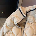 New American Retro Knitted Cotton-padded Jacket