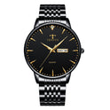 Simple Men's Fashion Business Waterproof Luminous Double Quartz Watch