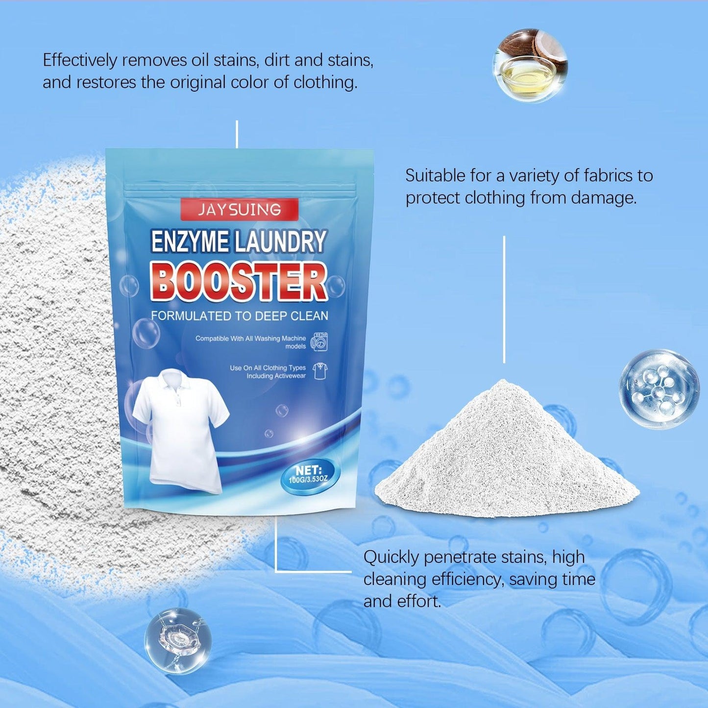 Clothes Decontamination Agent Gentle And Clean