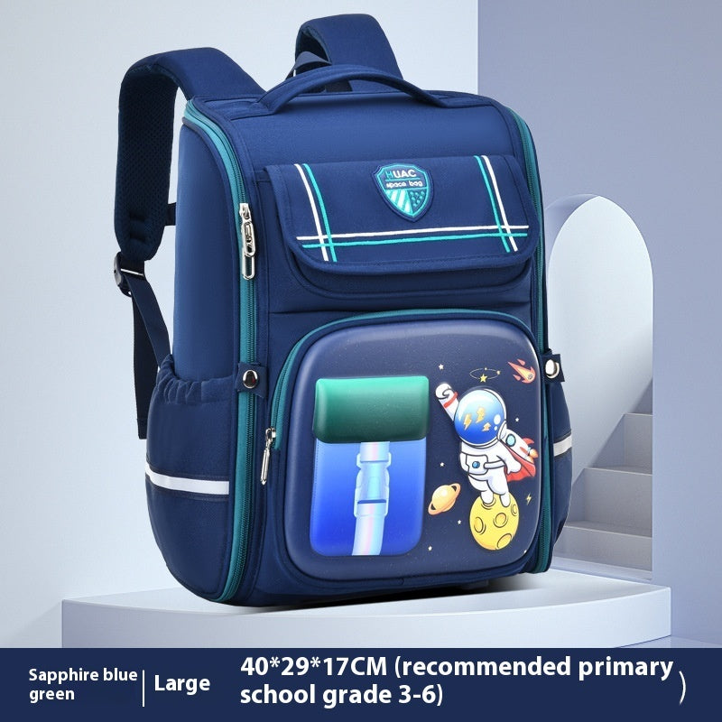 Reduce Burden And Protect Spine Children's Large Capacity Cartoon Backpack