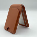 Leather Multi-functional Strong Magnetic Bracket Card Holder