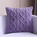New Style Household Nordic Plain Cushion Cover Plush Warp Knitting